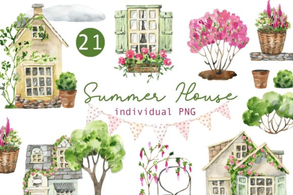 Download Watercolor House Clipart - Watercolor house Collection