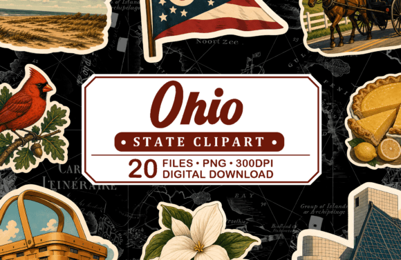Download Ohio Vintage Travel Clipart - Travel Collection