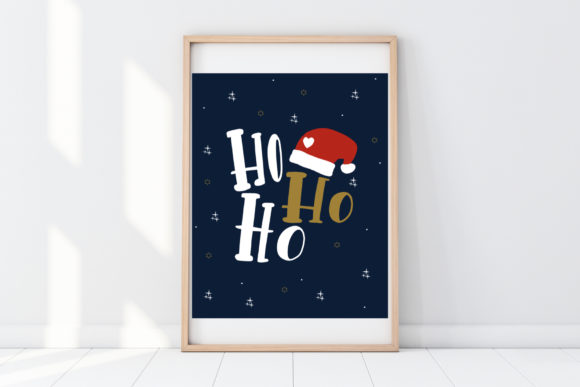 Download Christmas Wall Art-HoHoHo-Holiday Decor - Premium Resources