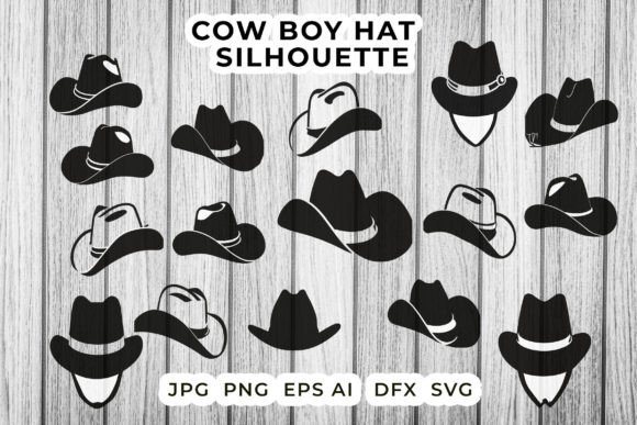 Download Cowboy Hat Clipart Silhouette Png Svg - Cowboy hat clipart Collection