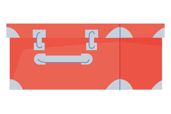Download Old Suitcase Icon. Retro Box with Travel - Travel Collection
